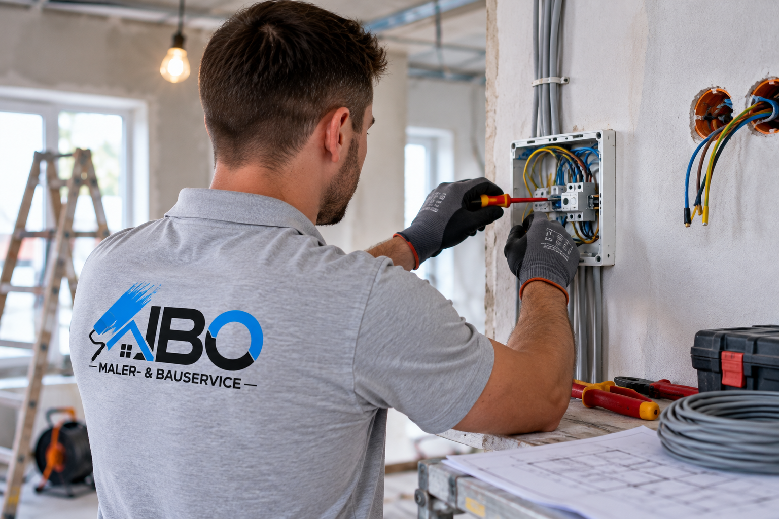 Elektroarbeiten bei einer Renovierung &ndash; Ausf&uuml;hrung durch qualifizierten Meisterbetrieb