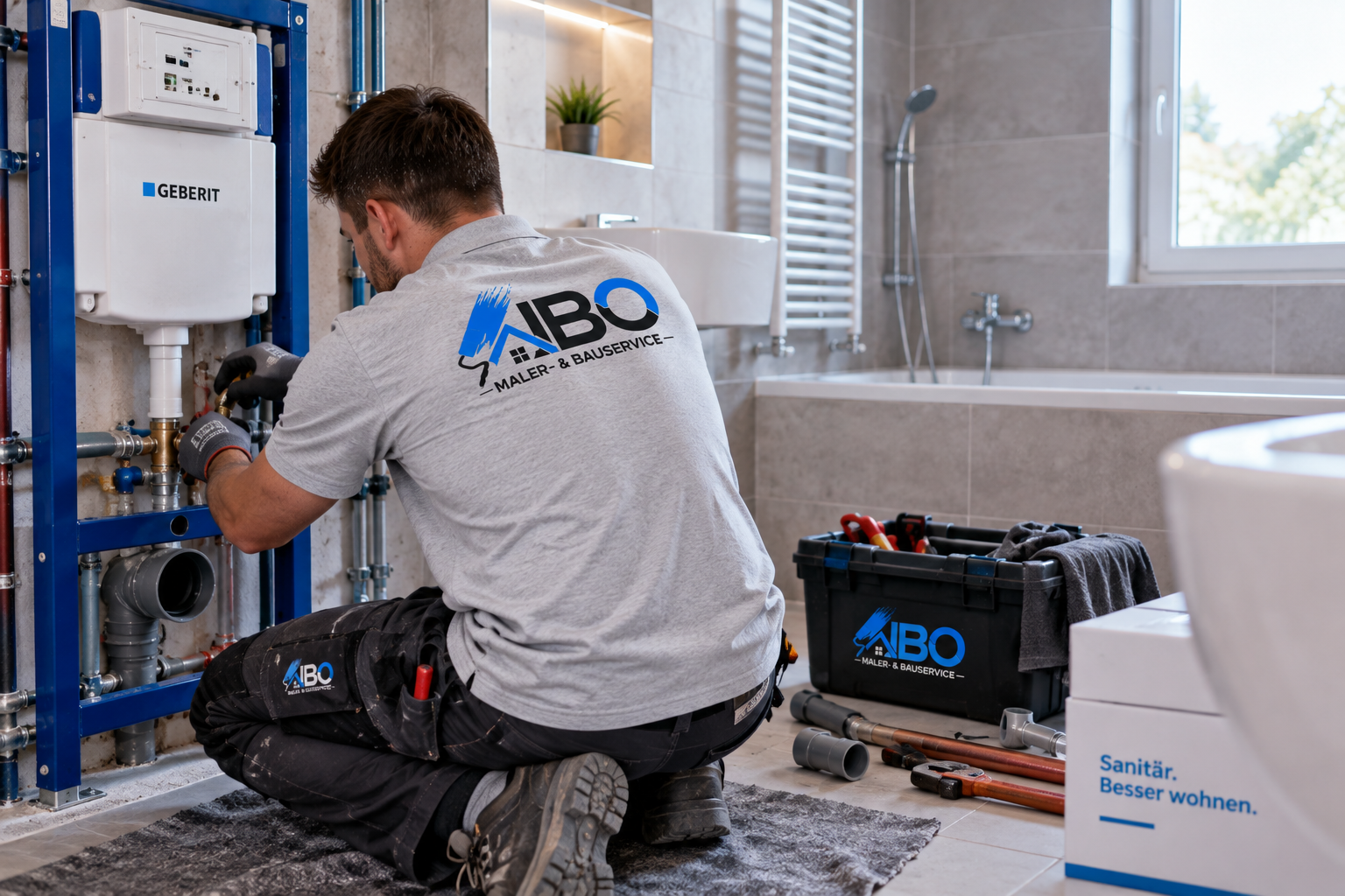 Sanit&auml;rarbeiten bei einer Badsanierung &ndash; Ausf&uuml;hrung durch qualifizierten Meisterbetrieb