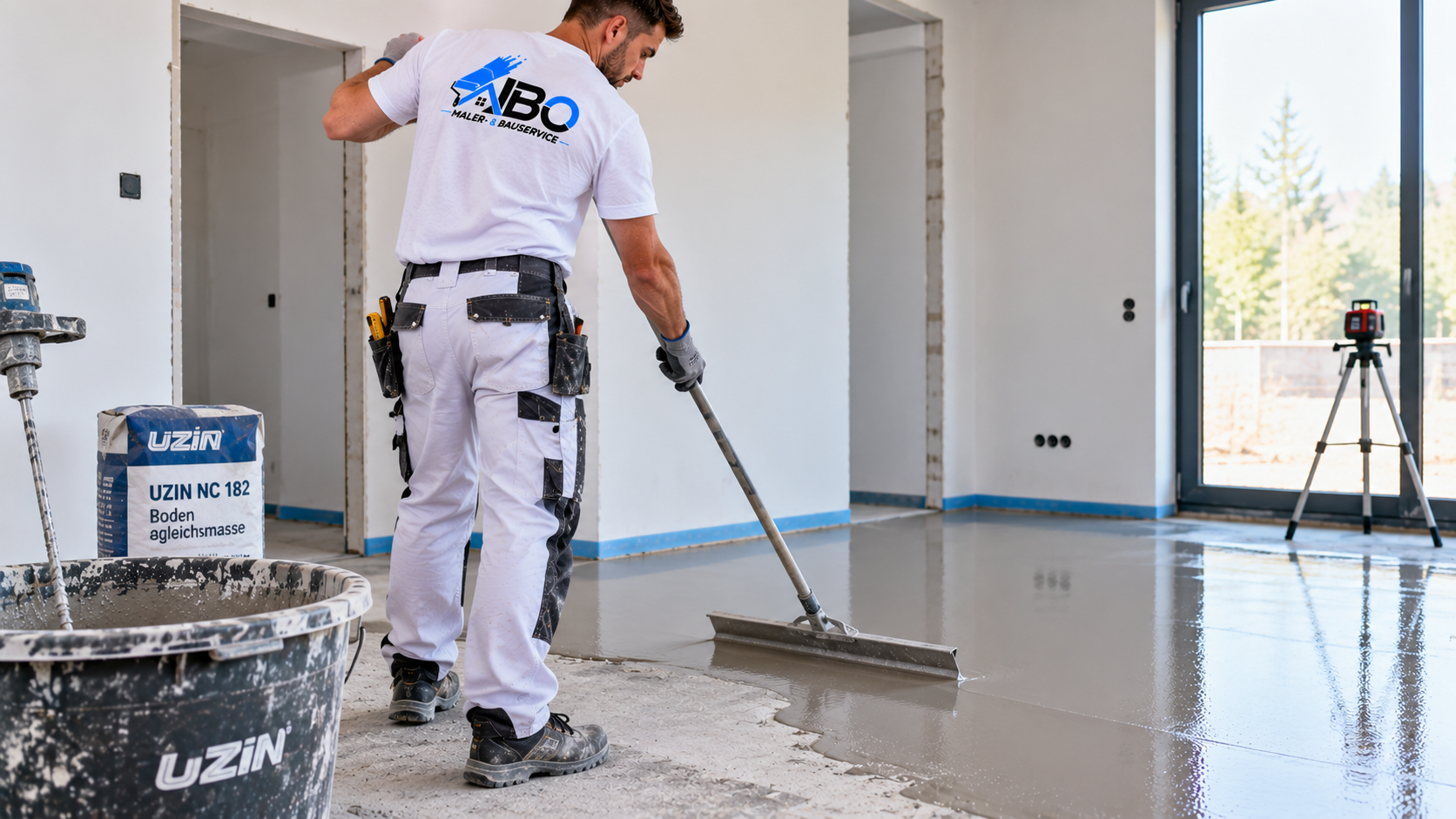 Untergrundvorbereitung f&uuml;r Bodenarbeiten &ndash; Bodenausgleich durch IBO Maler &amp; Bauservice
